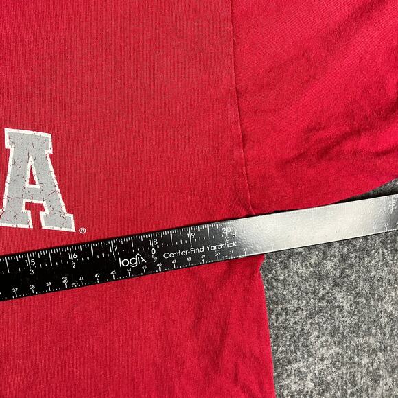Gildan T-Shirt Mens Size L Crimson Red University of Alabama Crimson Tide - Picture 6 of 8